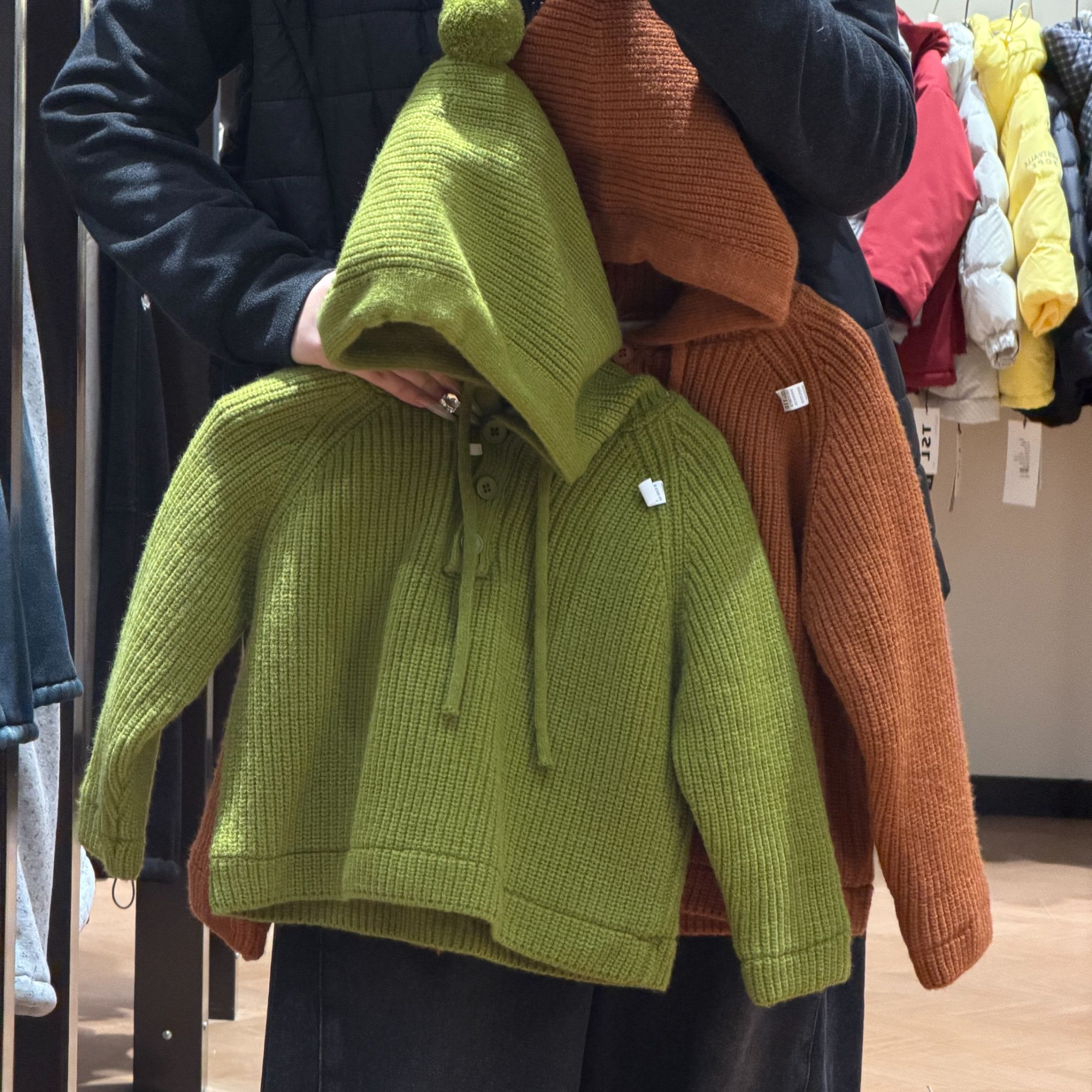 2025冬季儿童加厚毛衣男女内搭蚕丝棉-0012