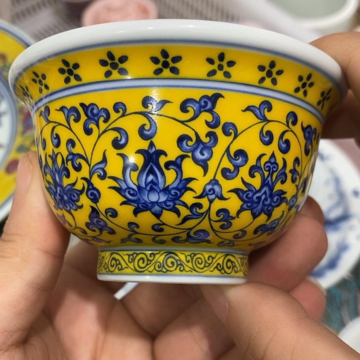 陶摆件景德镇陶瓷主人杯2344