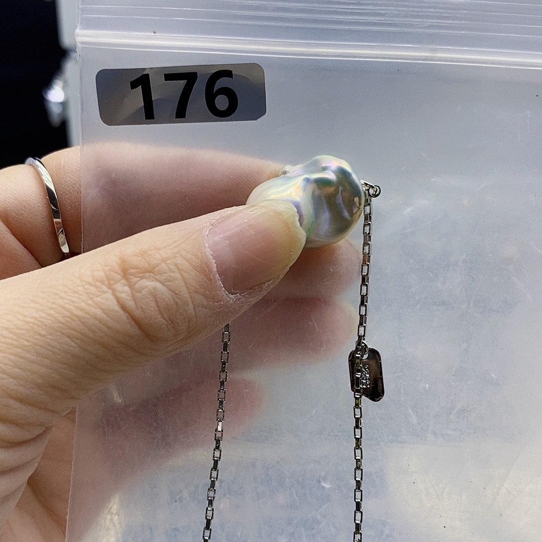 颈饰合金淡水珍珠