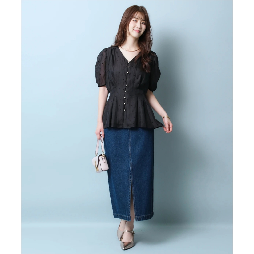 【TaKuMi】日系品牌 J 秋季新款 气质时尚百搭简约开叉纯色半身裙