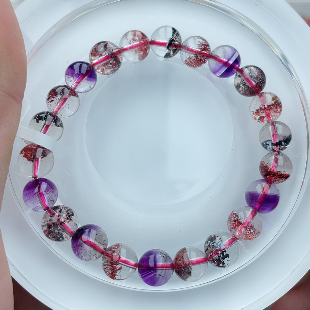 水晶手链未镶嵌超七8.5mm