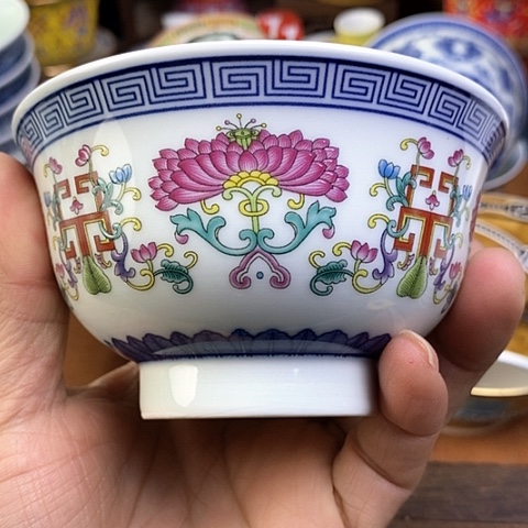 景德镇陶瓷藏式茶碗