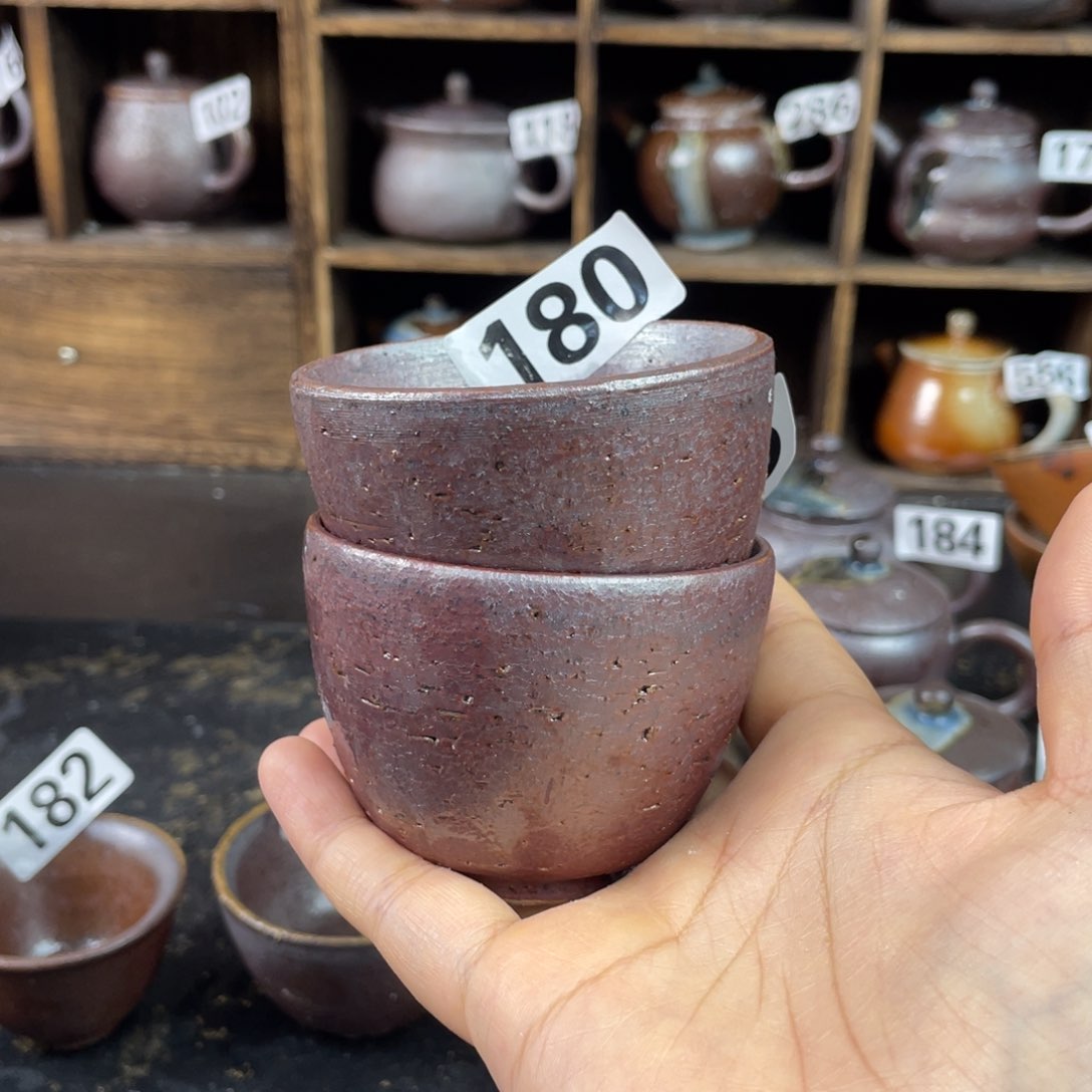 壶胡**族柴烧茶器主人杯