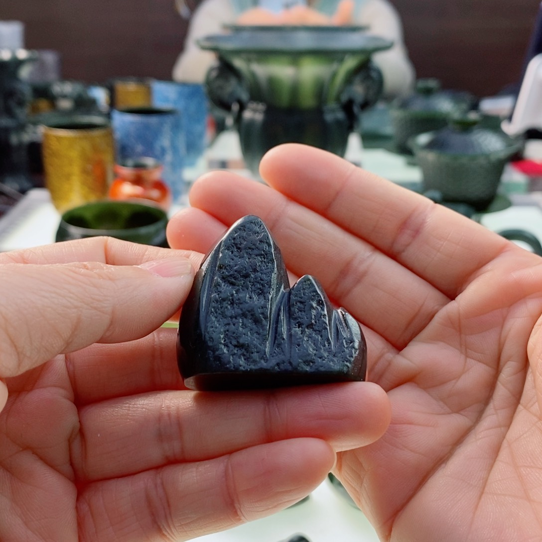 和田玉（青玉）摆件未镶嵌