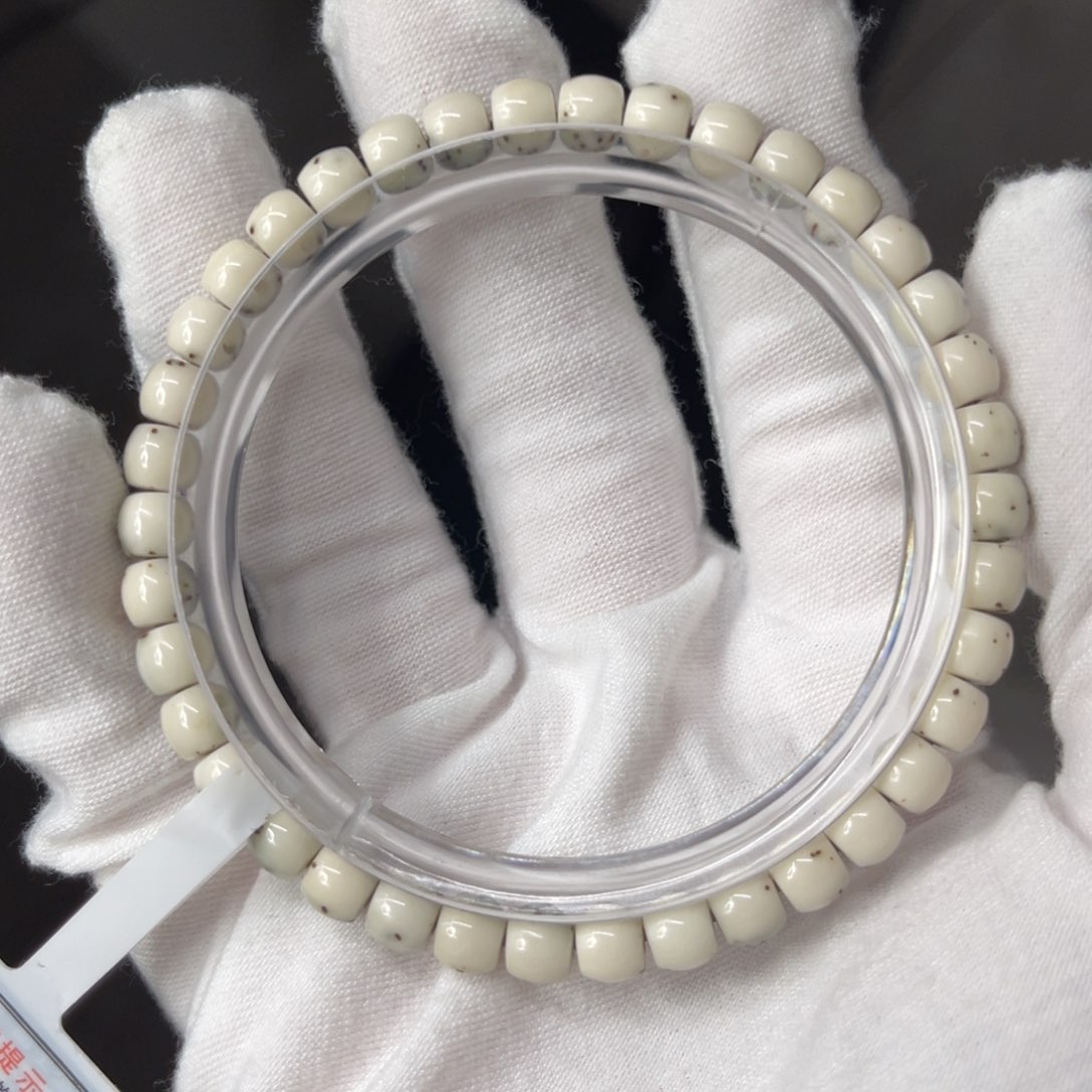 星月菩提吊坠6/5鼓珠半壁江山绿背糖豆