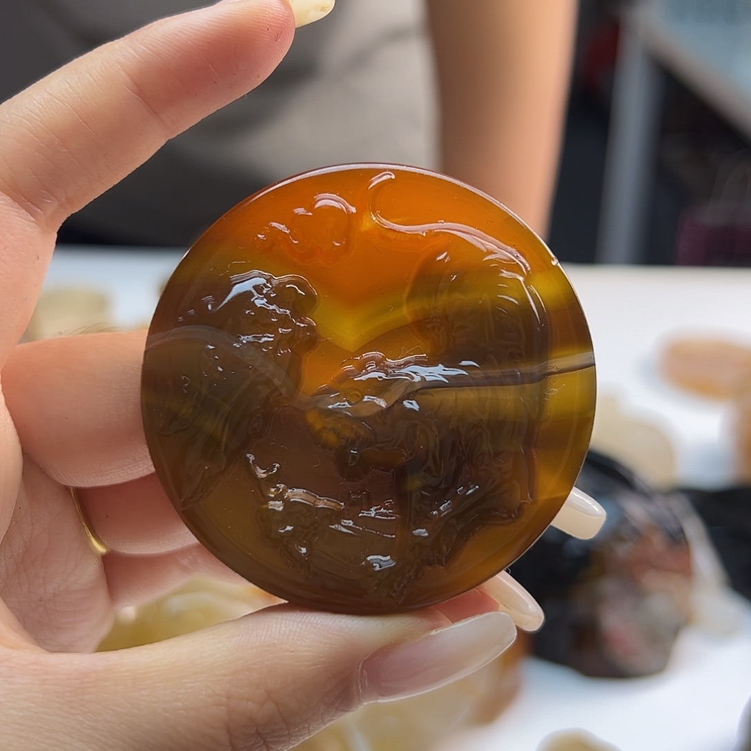 玛瑙/玉髓未镶嵌颈饰