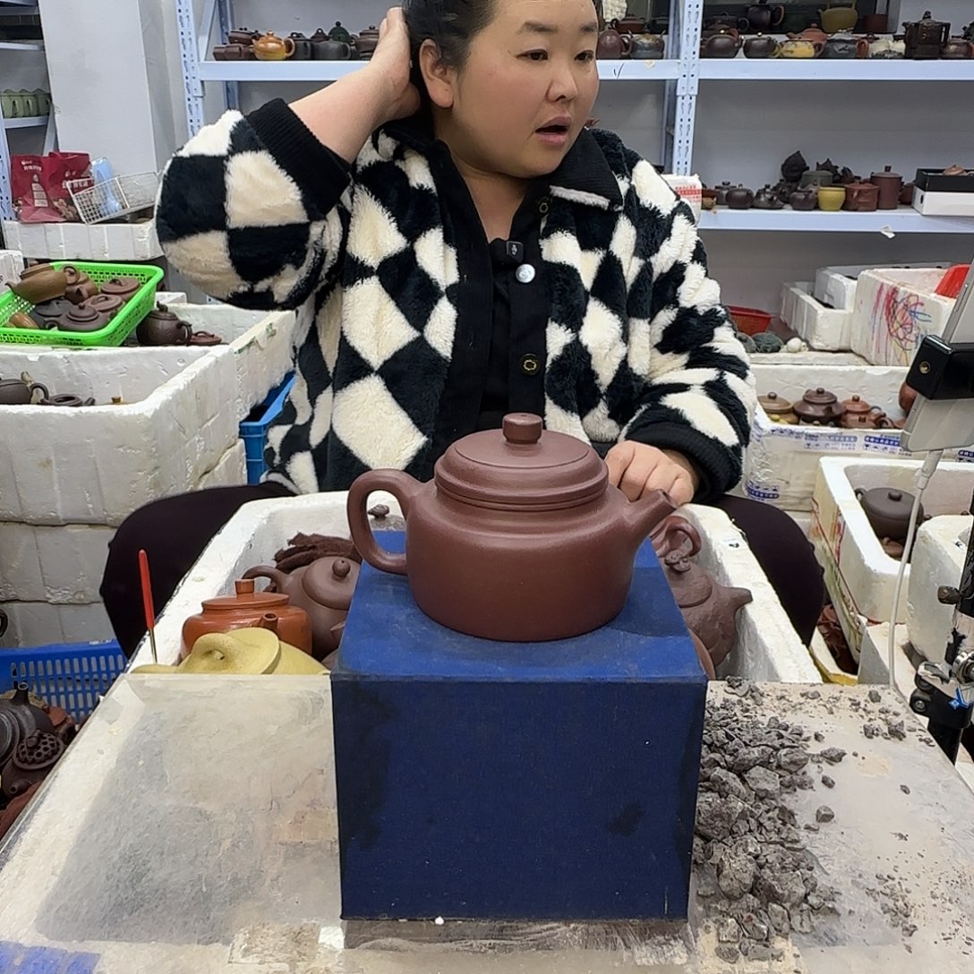 紫砂茶壶宜兴紫砂壶瑕疵处理