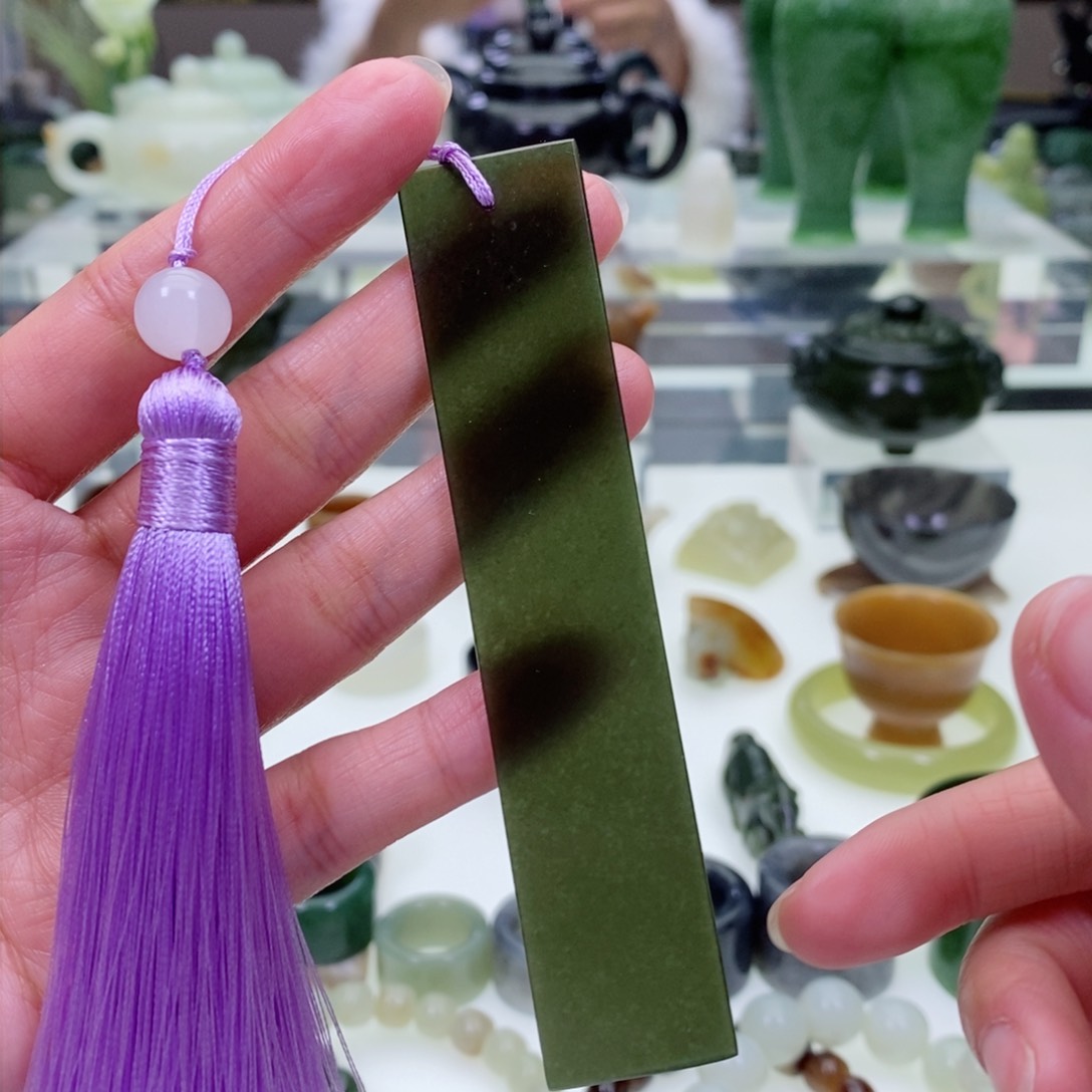 和田玉书签未镶嵌