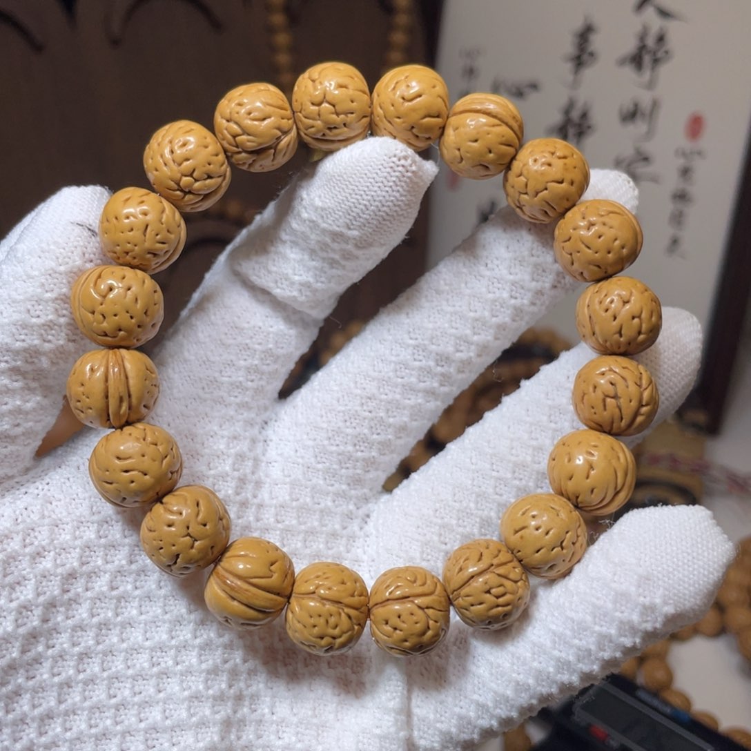 桃核手串野生桃核老型珠