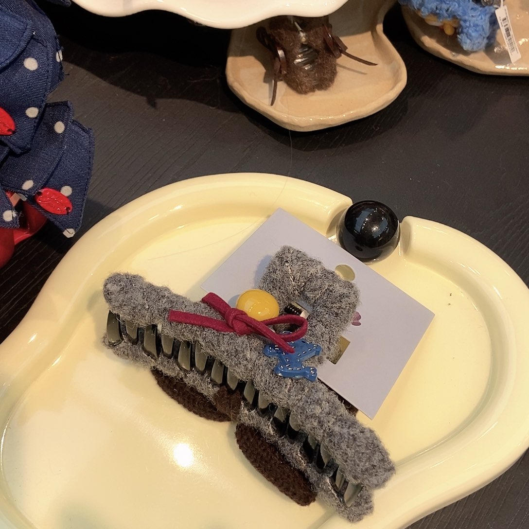 布艺非金属大号抓夹新款