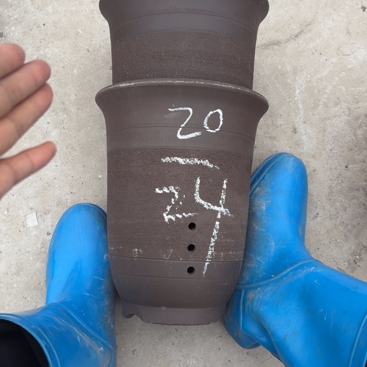 紫砂花盆紫砂的花