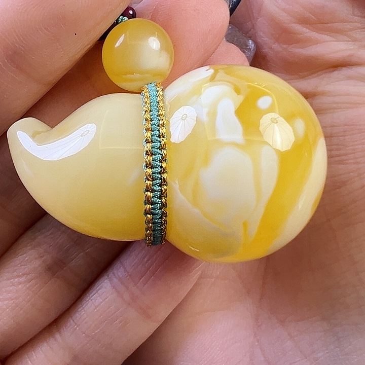 蜜蜡颈饰未镶嵌蜜蜡