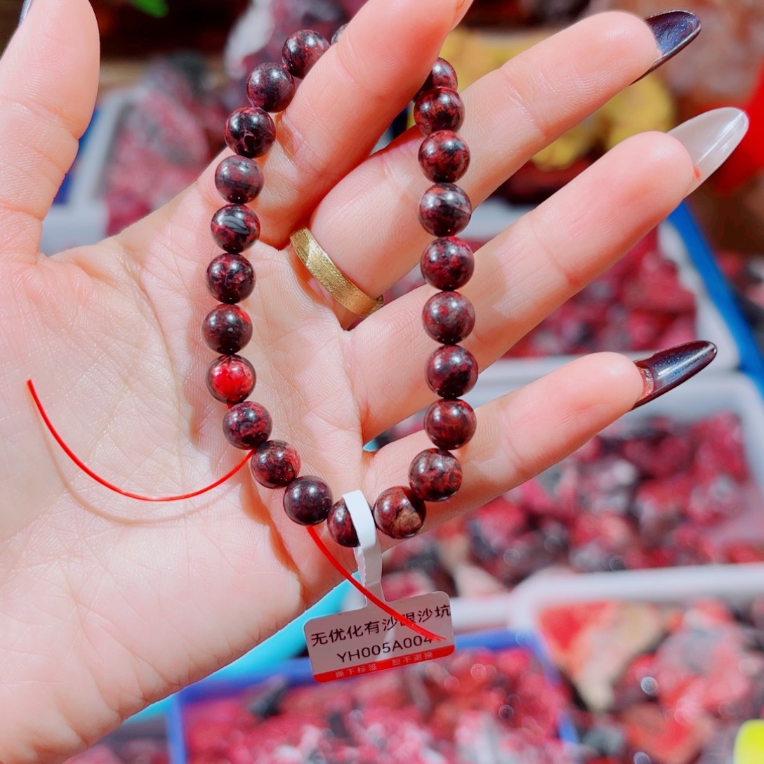 天***北天然辰砂天然朱砂带沙眼