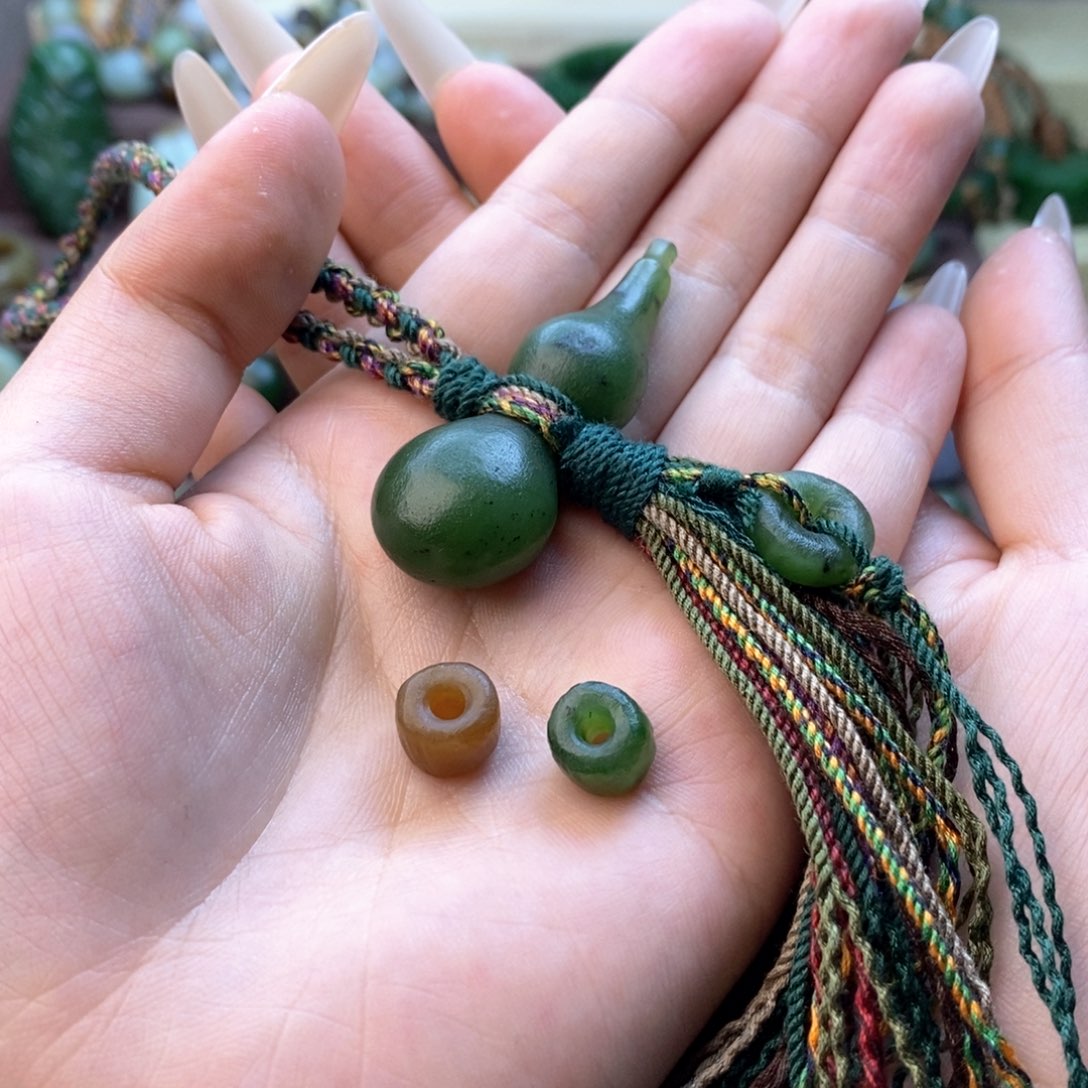 和田玉颈饰未镶嵌木***号定制