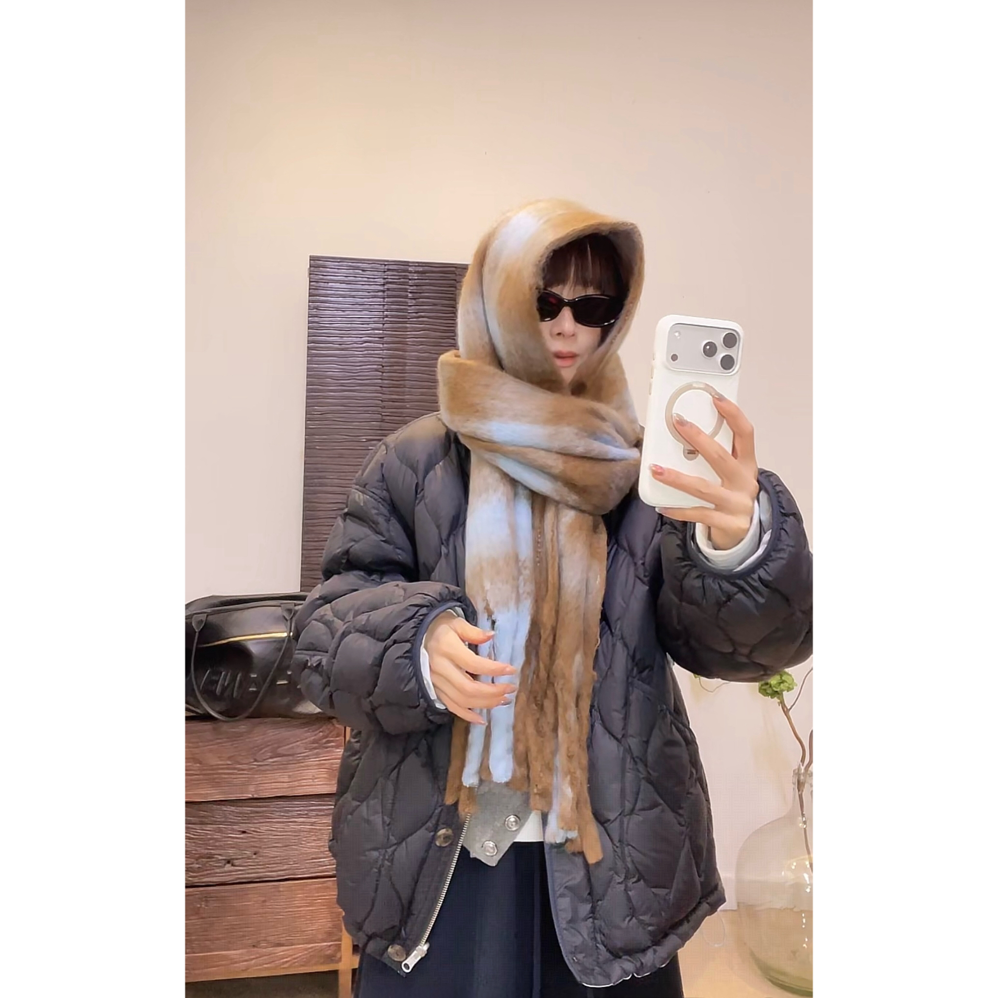 LIS&AZ-琥珀河围巾h11121