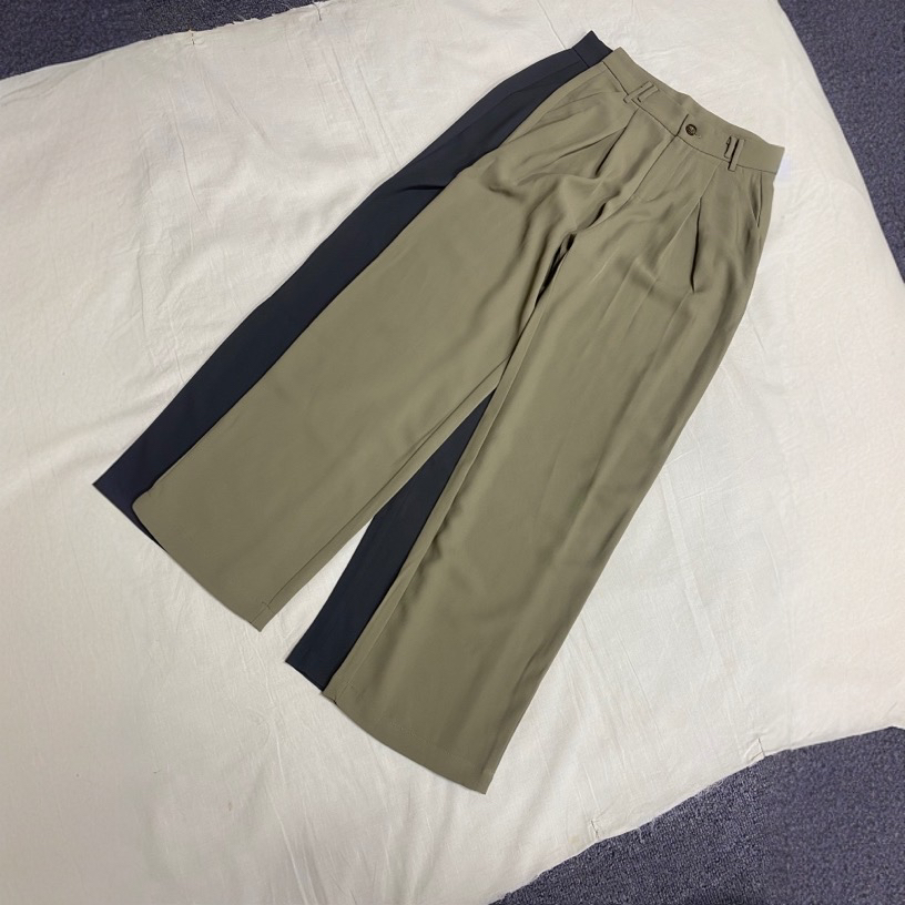 简约垂感直筒休闲裤长裤-果梓96128