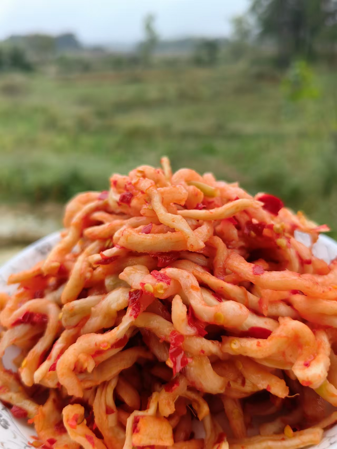 家里的本地萝卜制作萝卜条