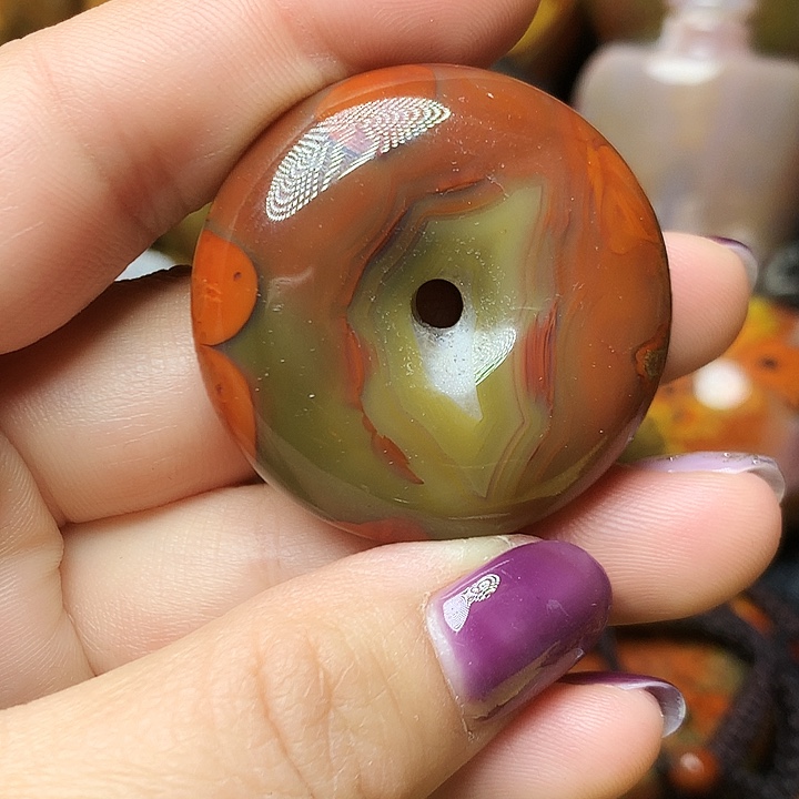 玛瑙/玉髓未镶嵌手链