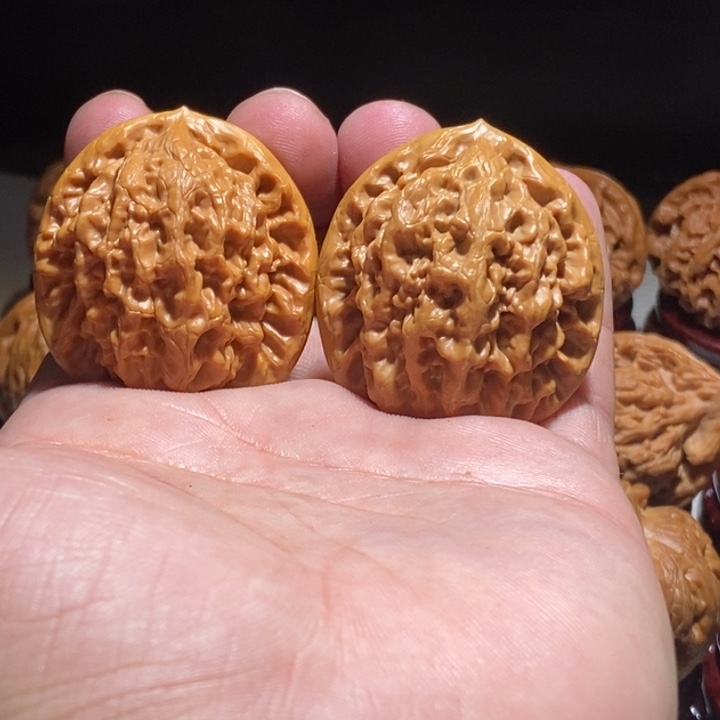 把件文玩核桃40金公子