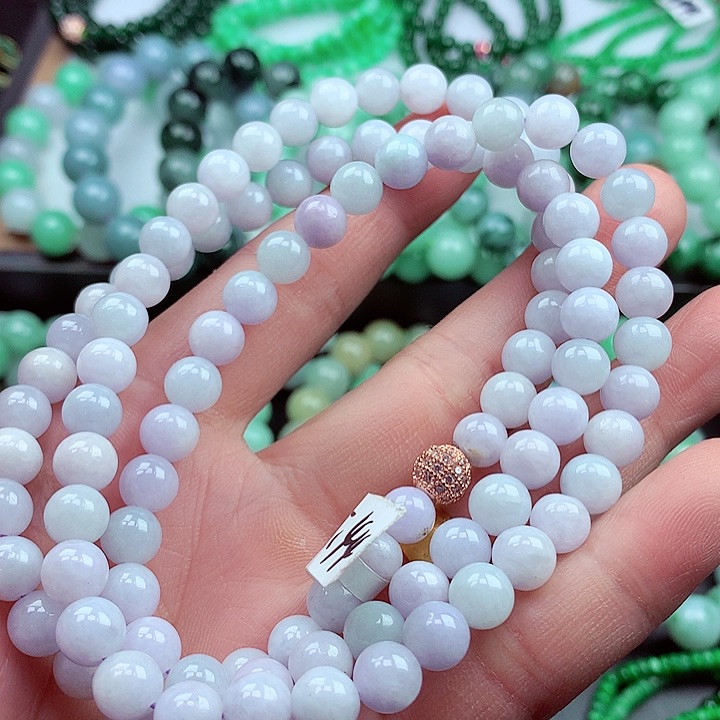 翡翠颈饰未镶嵌项链