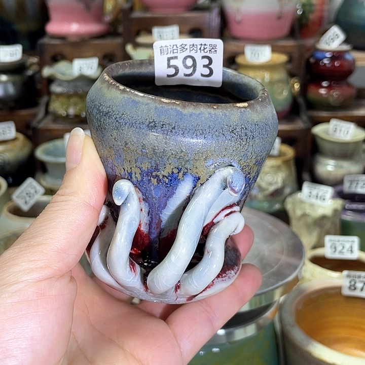 红陶内口径6高度9