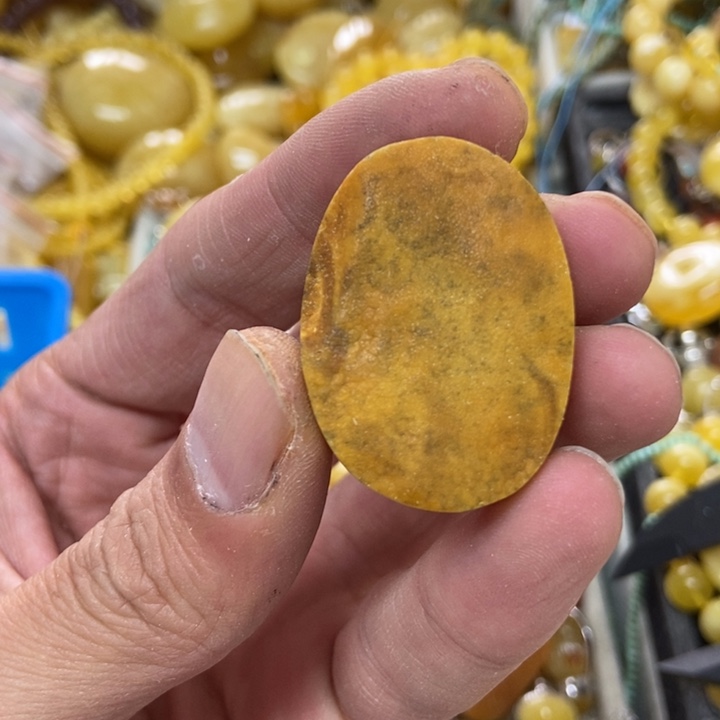 未镶嵌蜜蜡裸石吊坠