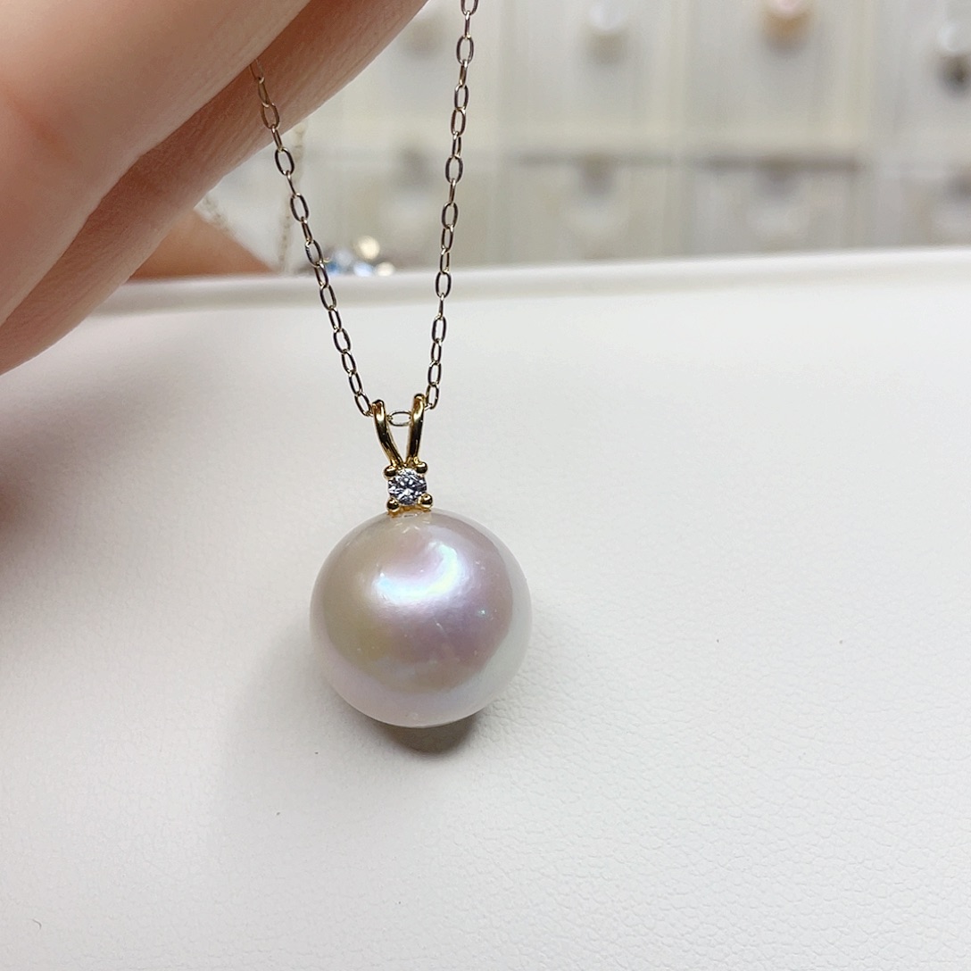 淡水珍珠吊坠(赠链)合金