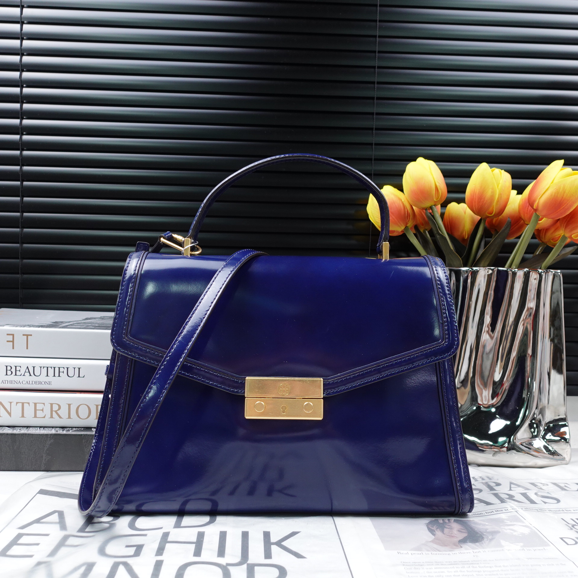 95新 TORY BURCH/汤丽柏琦 单肩包/T_ZY0000  T10241066