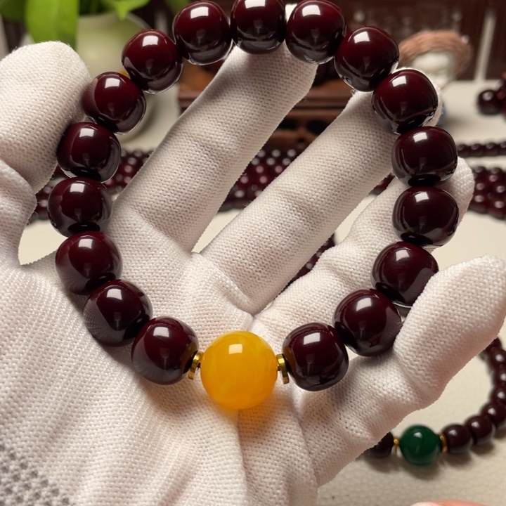 天***C核桃其他猴头手串