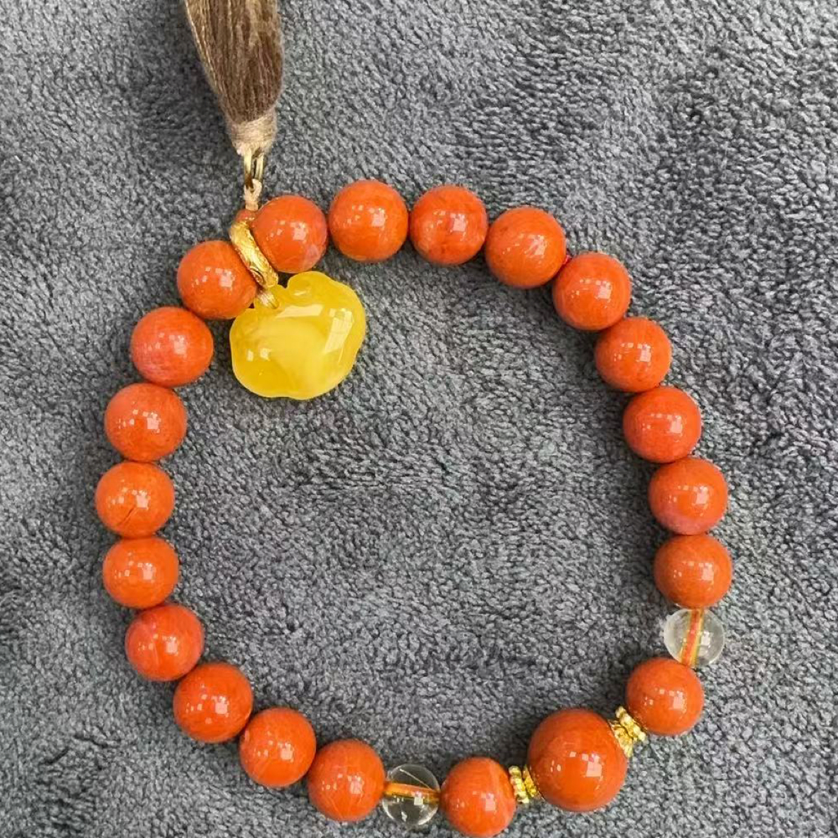 A197 南红手串流苏百搭（孤品