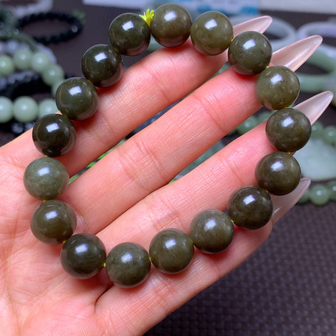 未镶嵌手串和田玉卡12
