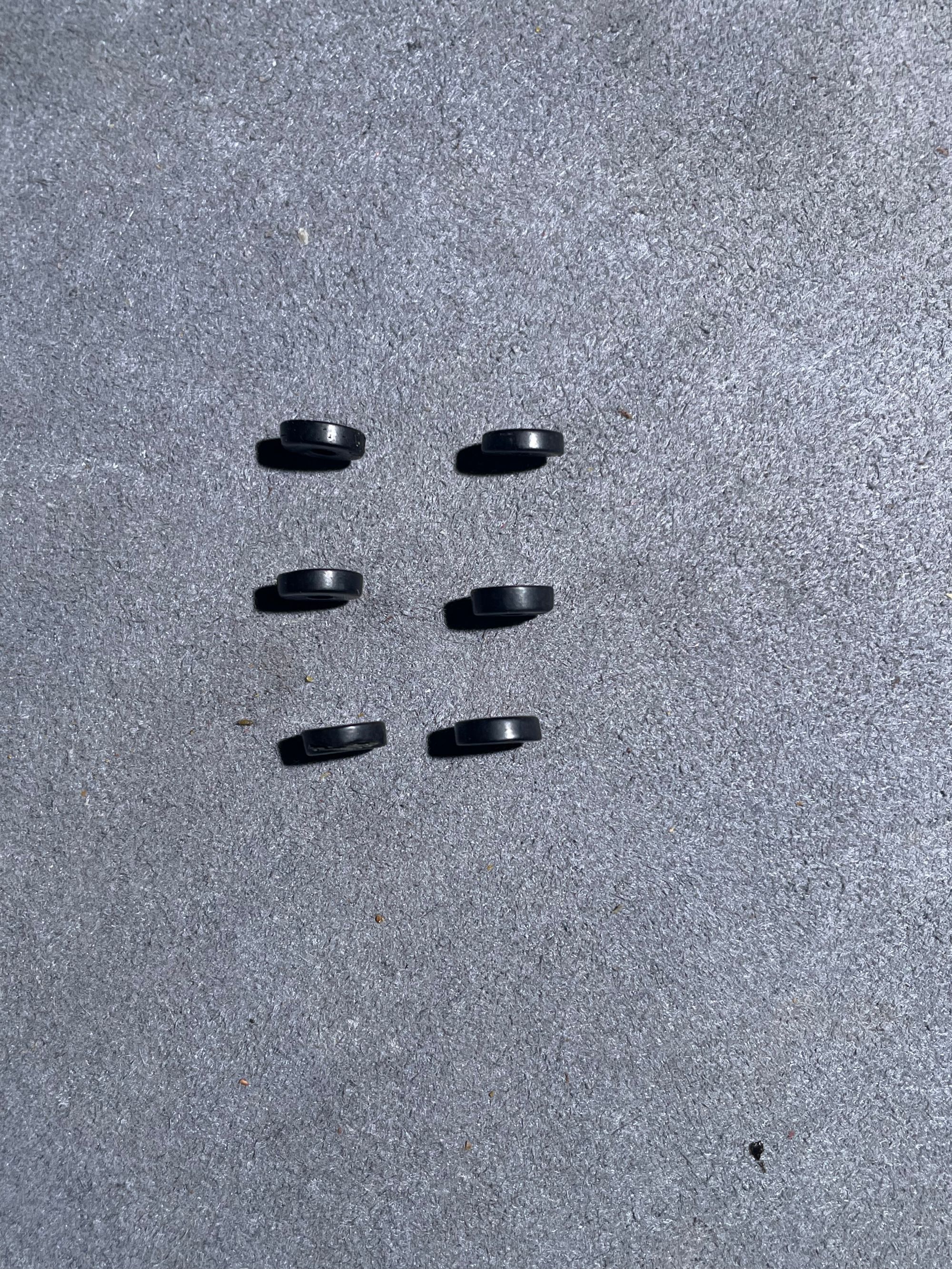 《2厚》6*2椰壳【黑直】隔片念珠佛珠文玩小元素垫片金刚星月穿搭