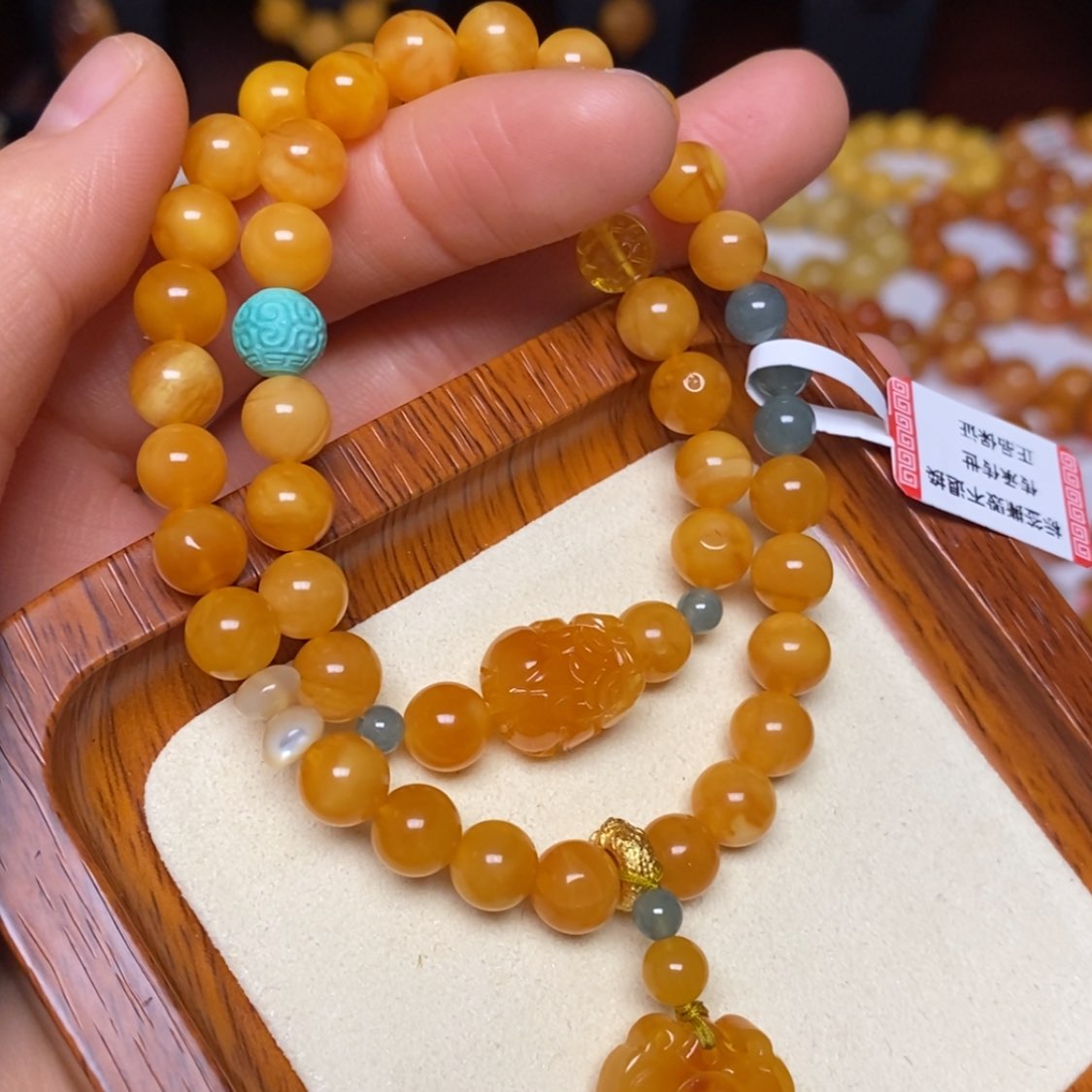 【闪购商品】蜜蜡手链未镶嵌手串