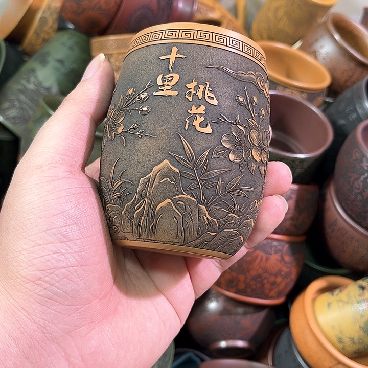 茶杯紫砂全手工紫砂主人杯