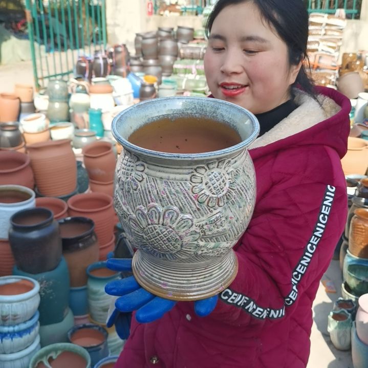 红陶口18高22瑕疵