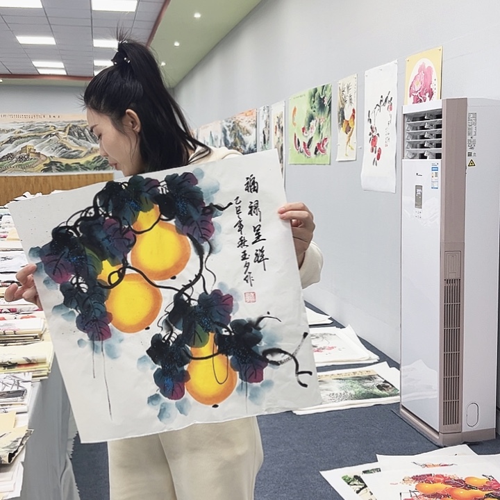 国画国画宣纸纯手绘作品
