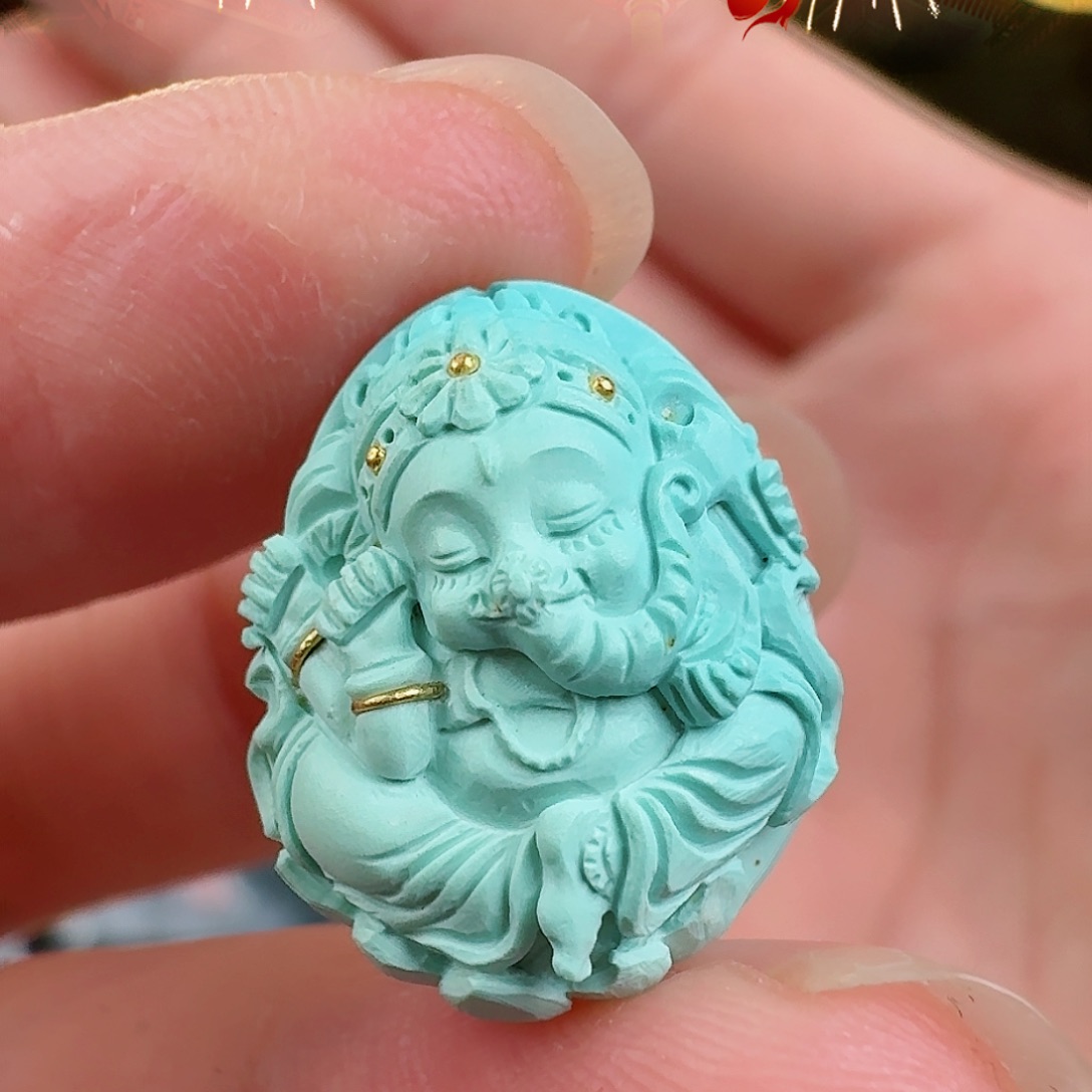 绿松石珠宝奇石未镶嵌