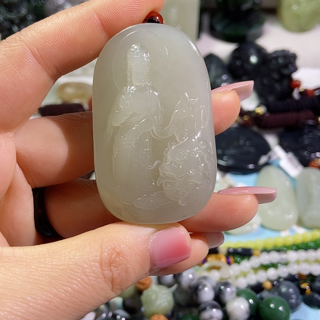 和田玉珠宝半成品未镶嵌ᝰ****