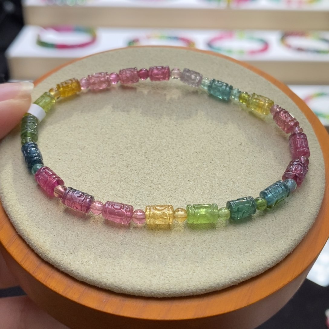 【闪购商品】碧玺手串未镶嵌两天看货期