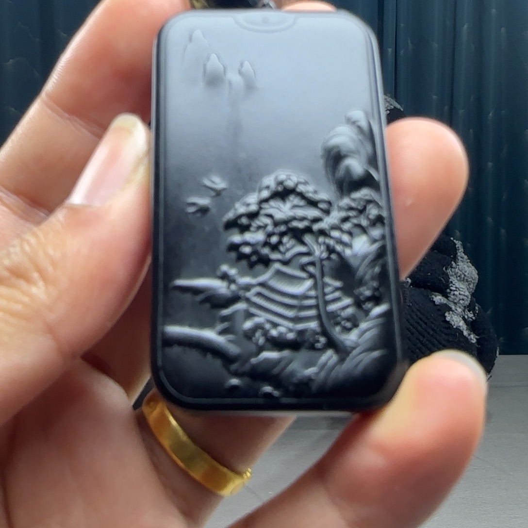 和田玉未镶嵌吊坠(不含链)