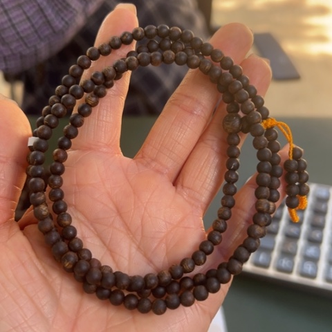 沉香手串红土乌身沉水卡0.4多样性发1条