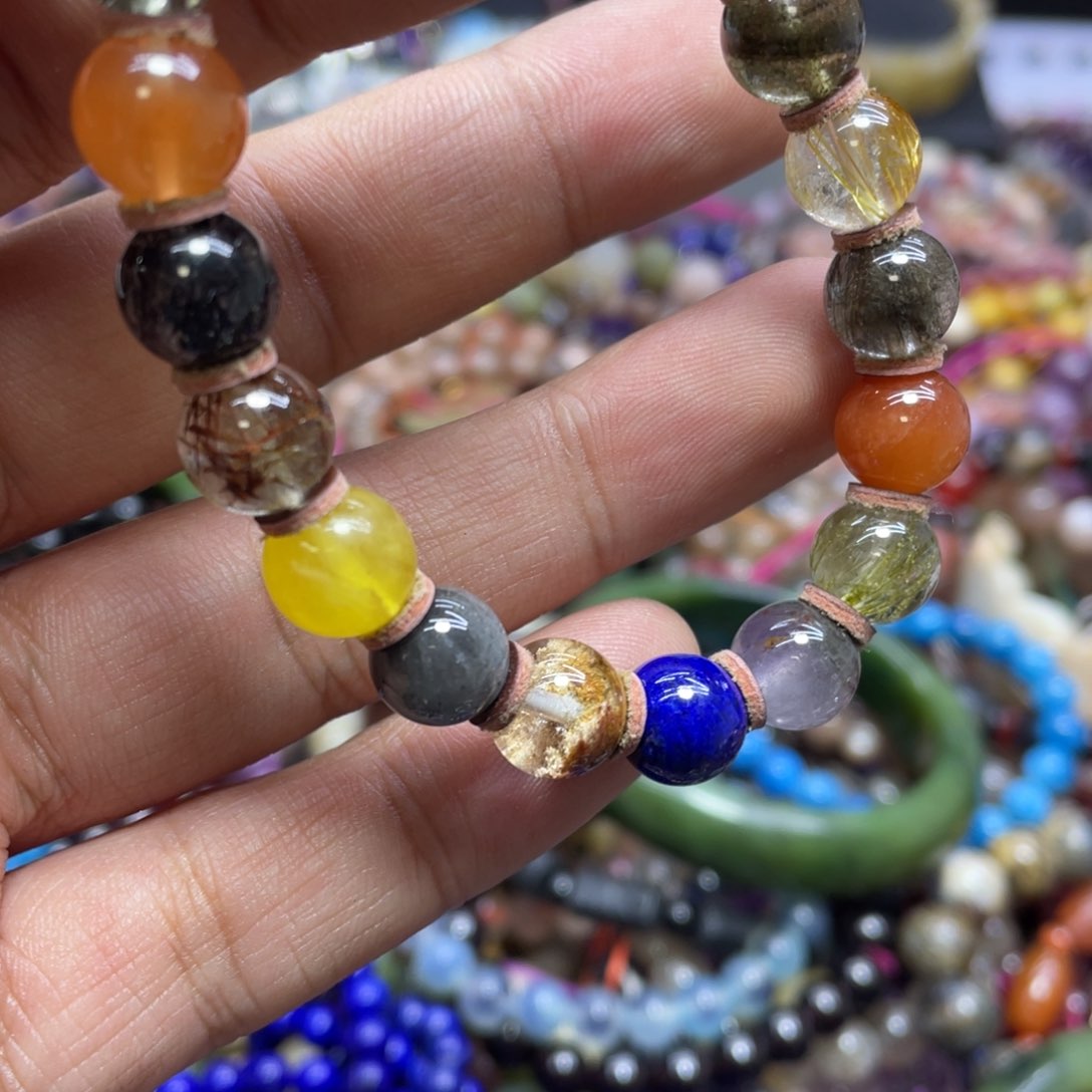 紫晶颈饰银S800镀金镶嵌