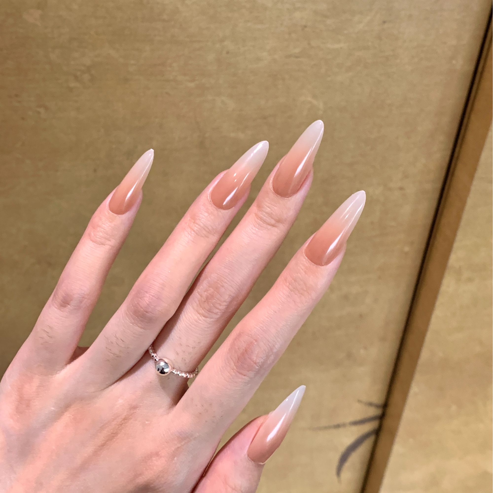 【华妃】嬛嬛甘露寺纯欲显白高级感手工裸色中长款穿戴甲美甲甲片