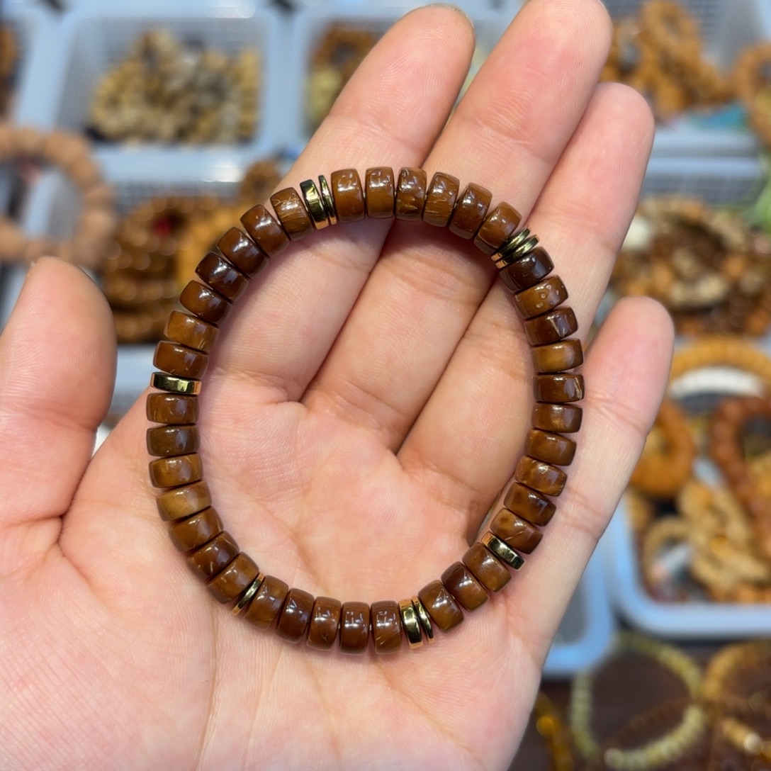 白玉菩提吊坠库克药片特级