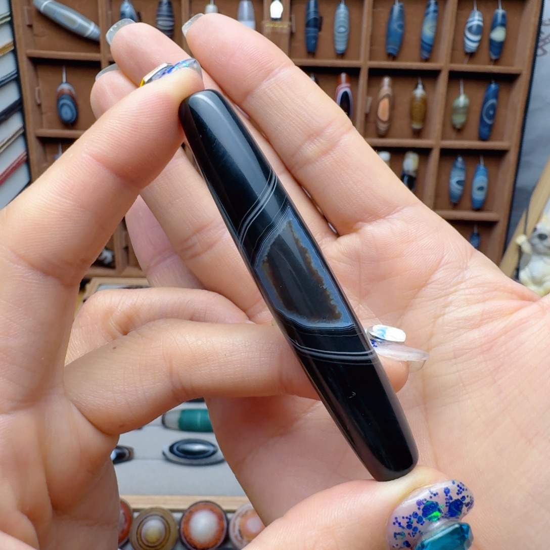 玛瑙/玉髓未镶嵌锁骨