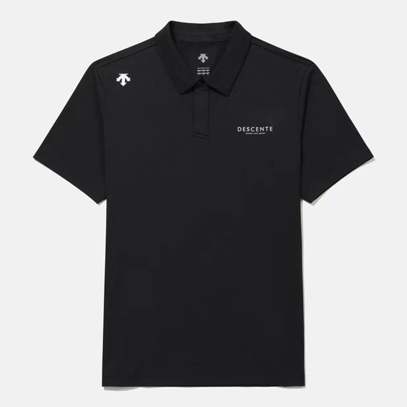 DESCENTE/迪桑特25年胸前字母短袖POLO衫UPS72