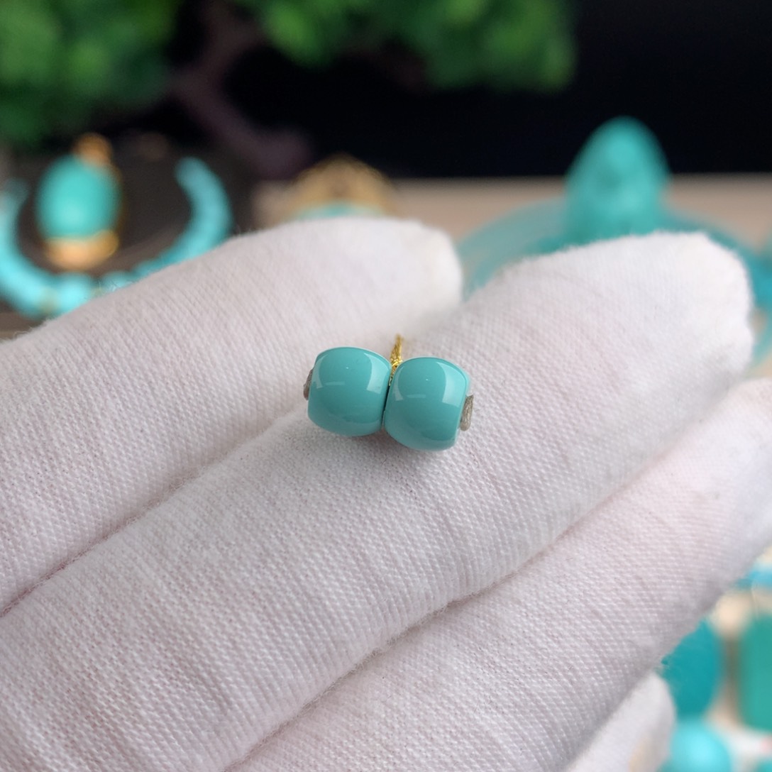 【闪购商品】绿松石配珠卡6.5未镶嵌