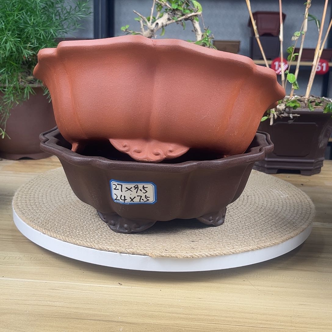 紫砂花盆紫砂花盆