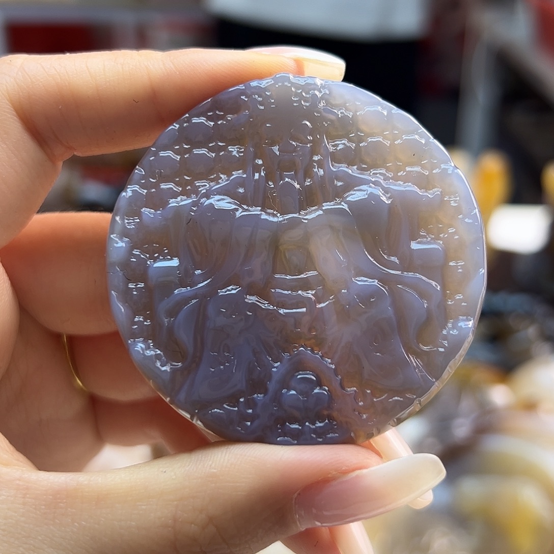 玛瑙/玉髓未镶嵌吊坠(不含链)