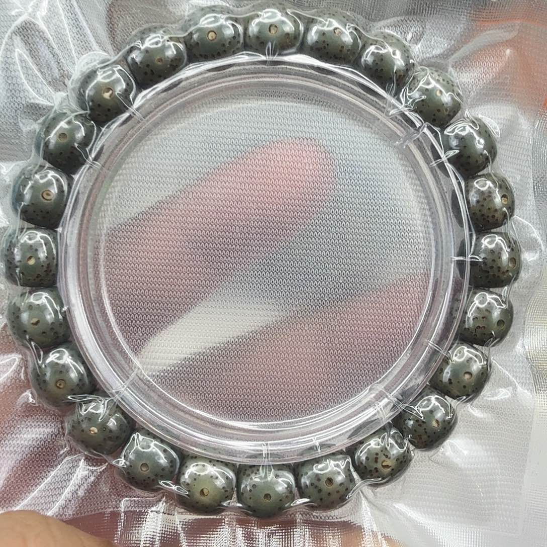 星月菩提手串13绿星月菩提单圈1.0